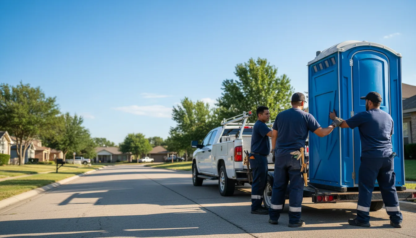 Portable Toilet Rental in Toulon, IL near me